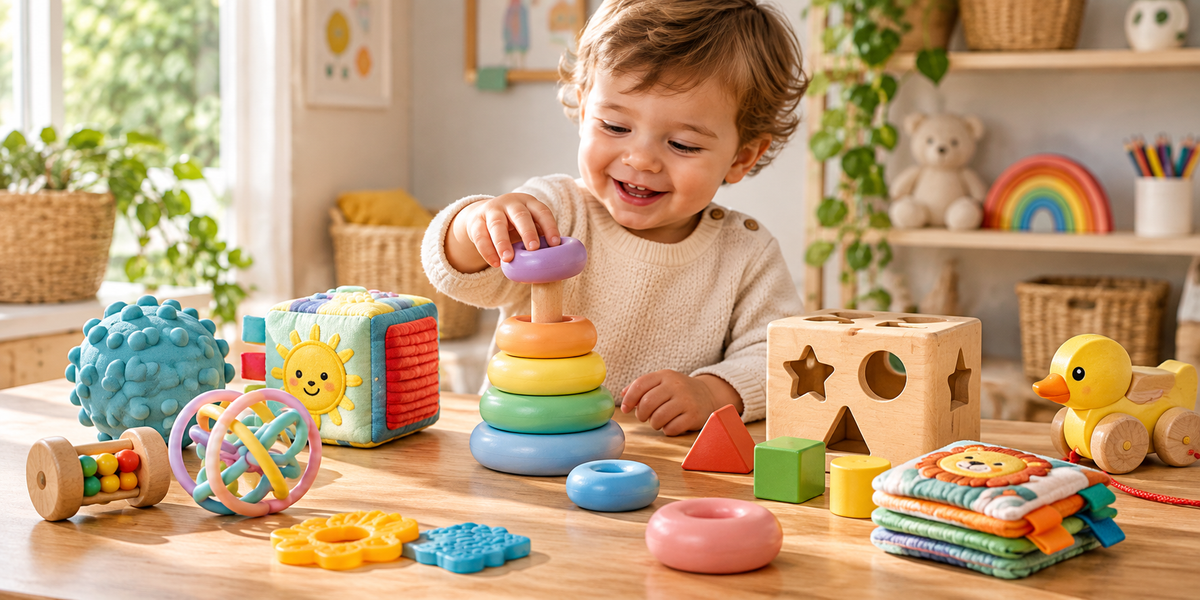 Kit de presente sensorial para bebês até 2 anos - Lemon 67