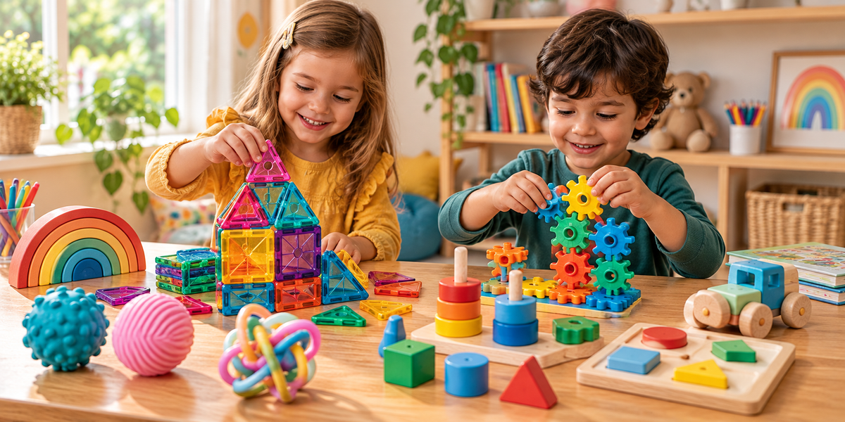 Kit de presente sensorial para crianças de 3 a 6 anos - Lemon 67