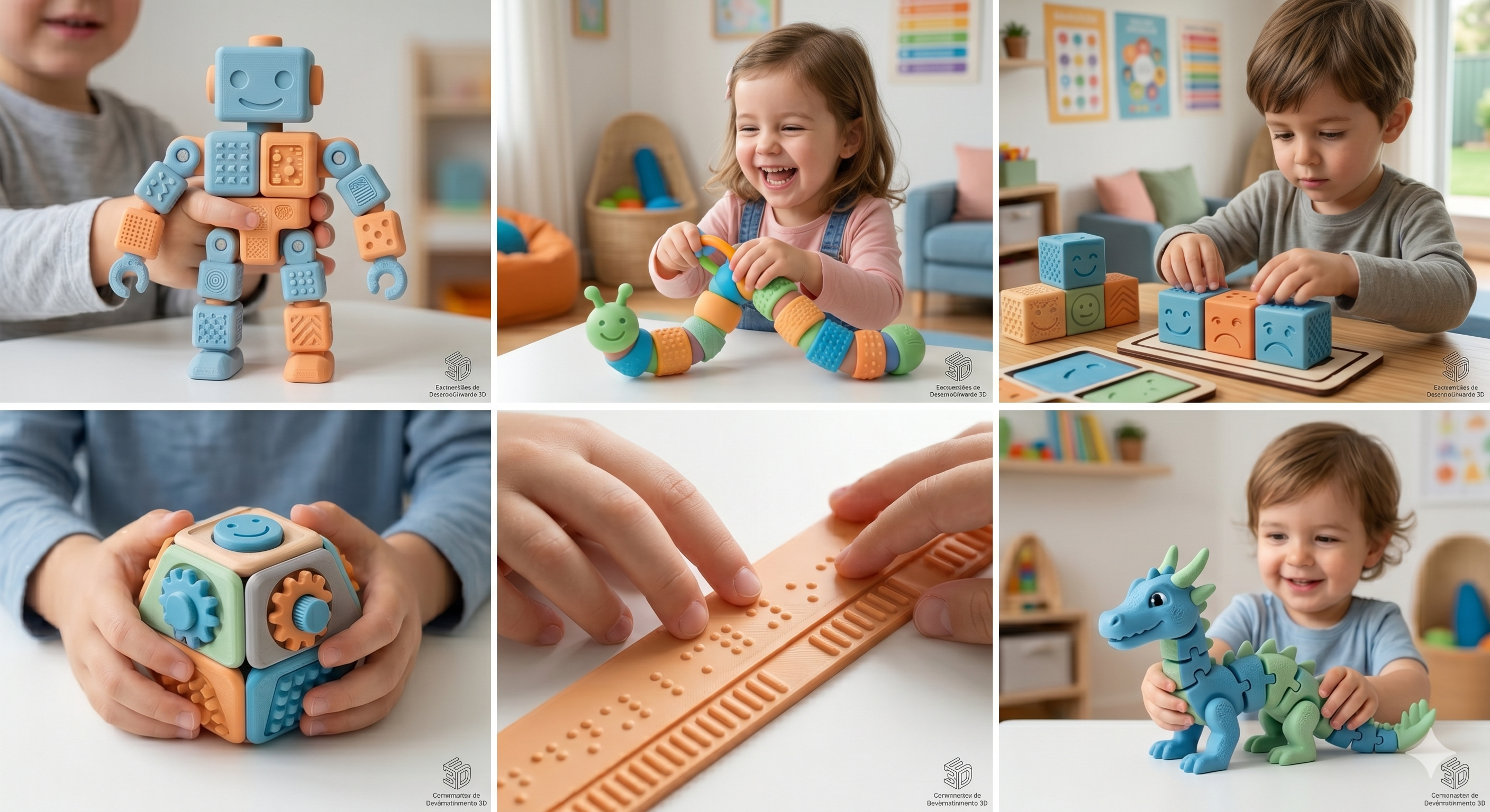 Universo Tátil – Brinquedos Sensoriais e Cognitivos em 3D
