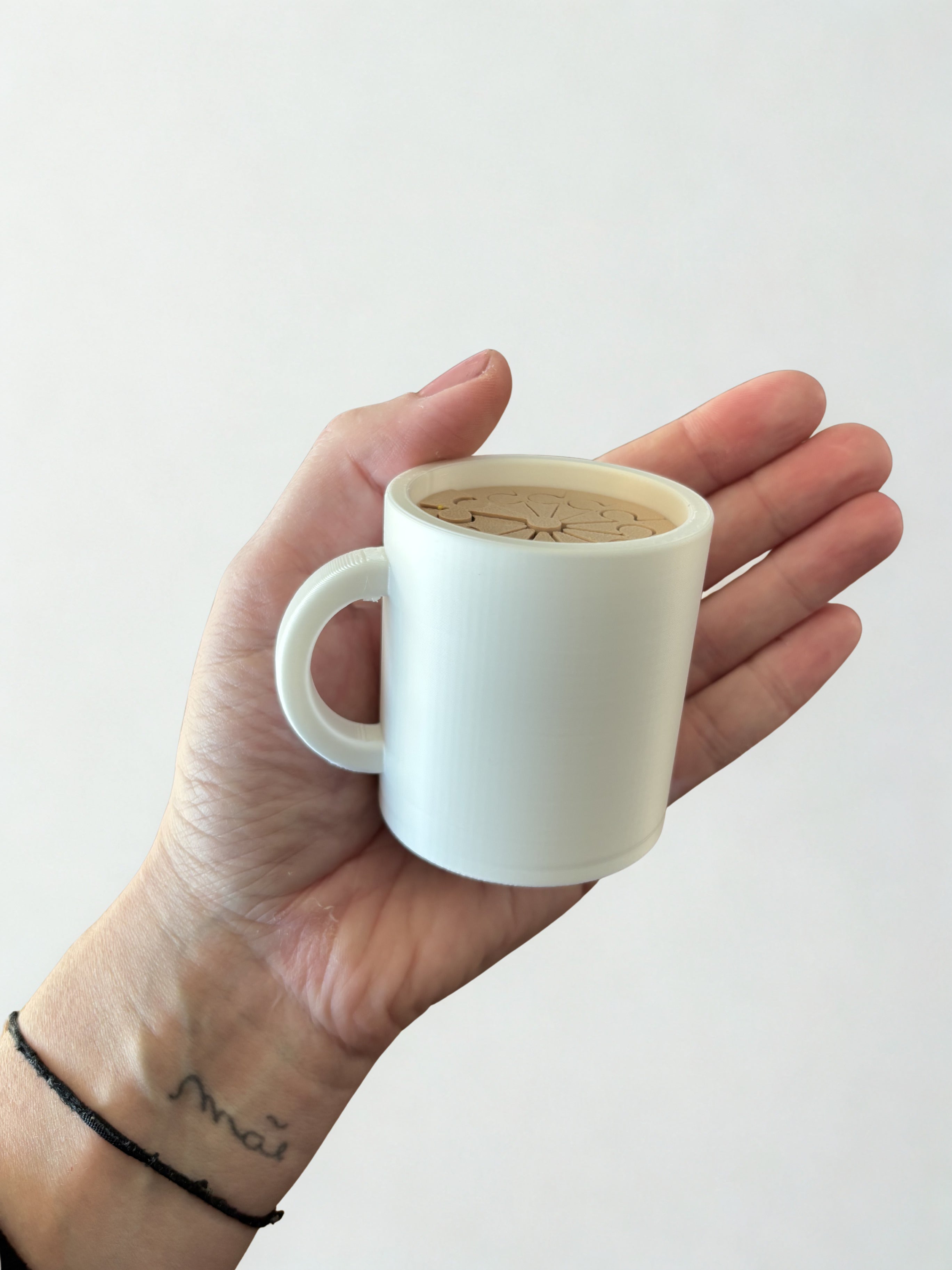 Xícara de Café com Leite Infinito