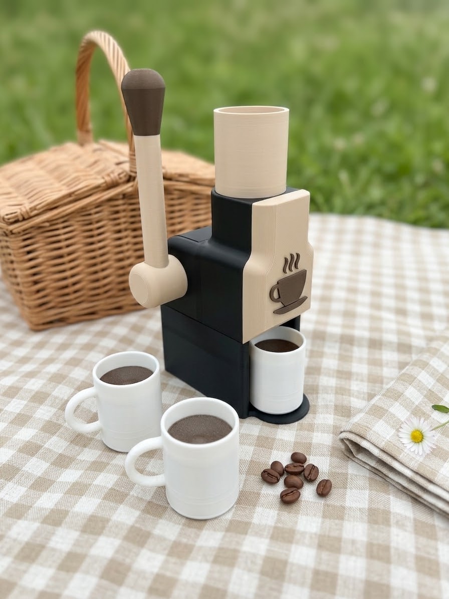 Máquina de Café de Cápsula - Fidget Toy Antiestresse - Lemon 67, detalhe 3