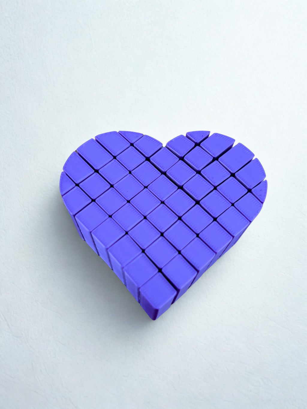 Coração Articulado Pixel - Roxo - Lemon 67, detalhe 2