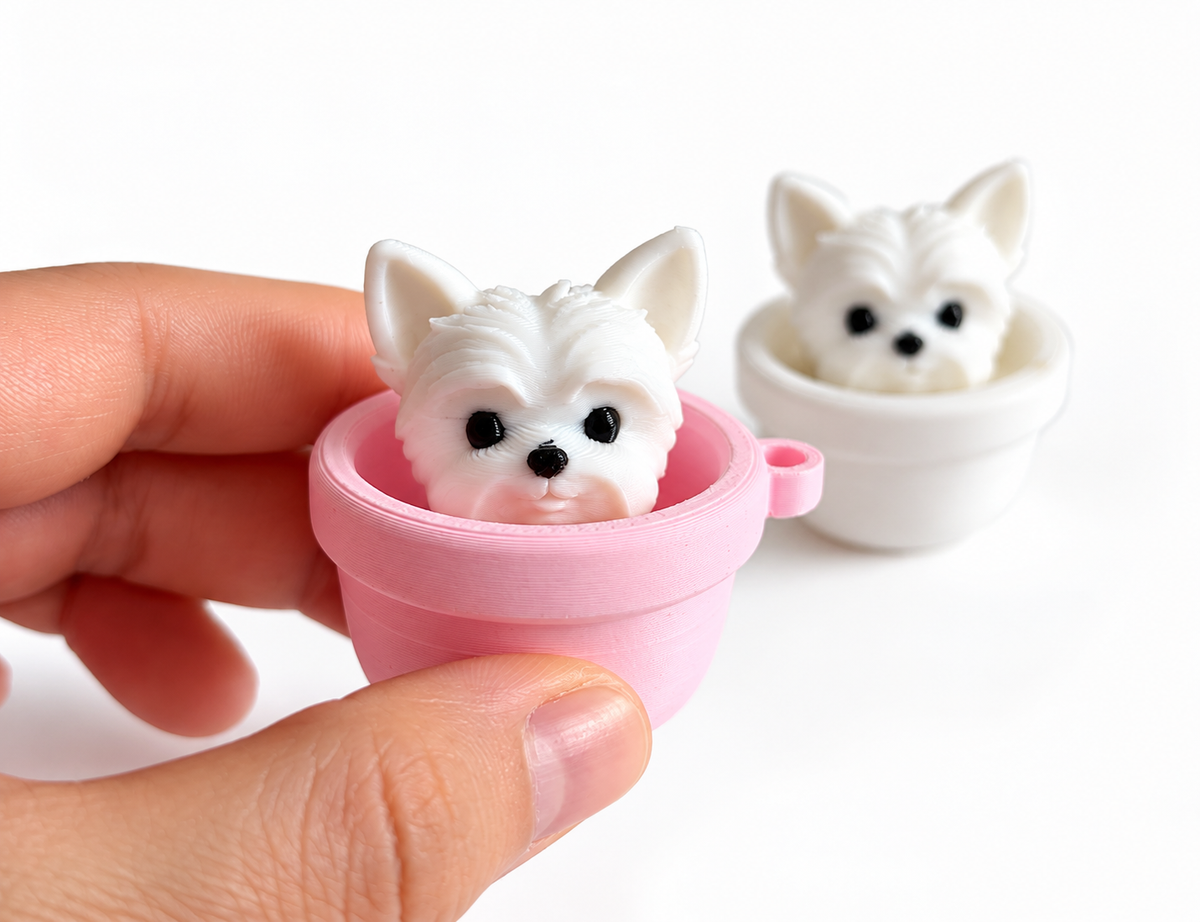 Chaveiro Cachorrinho Clicker - Rosa - Lemon 67