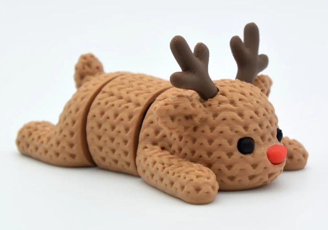 Rena Jujuba - Bichinho Sensorial Articulado de Crochê