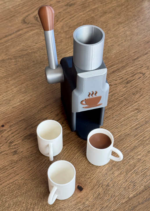 Máquina de Café de Cápsula - Fidget Toy Antiestresse - Lemon 67