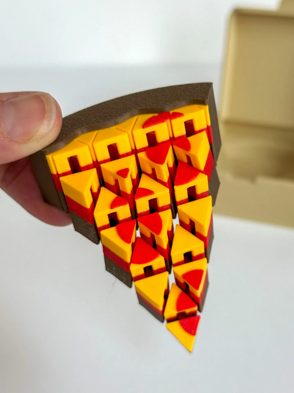 Pizza Sensorial Fatiada - Fidget Toy Antiestresse - Lemon 67, detalhe 2