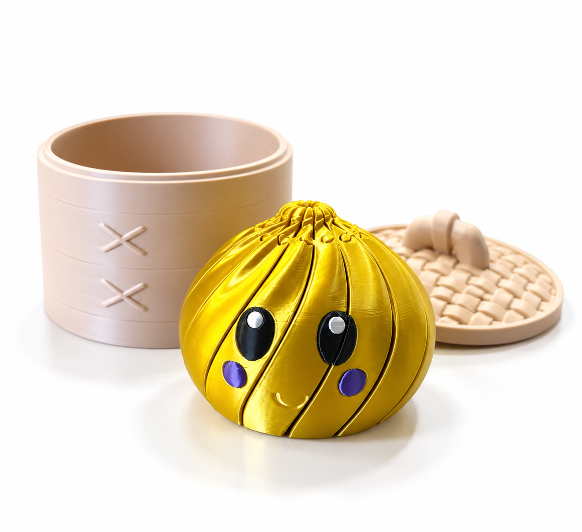 Dumpling Sensorial com Caixa - Dourado