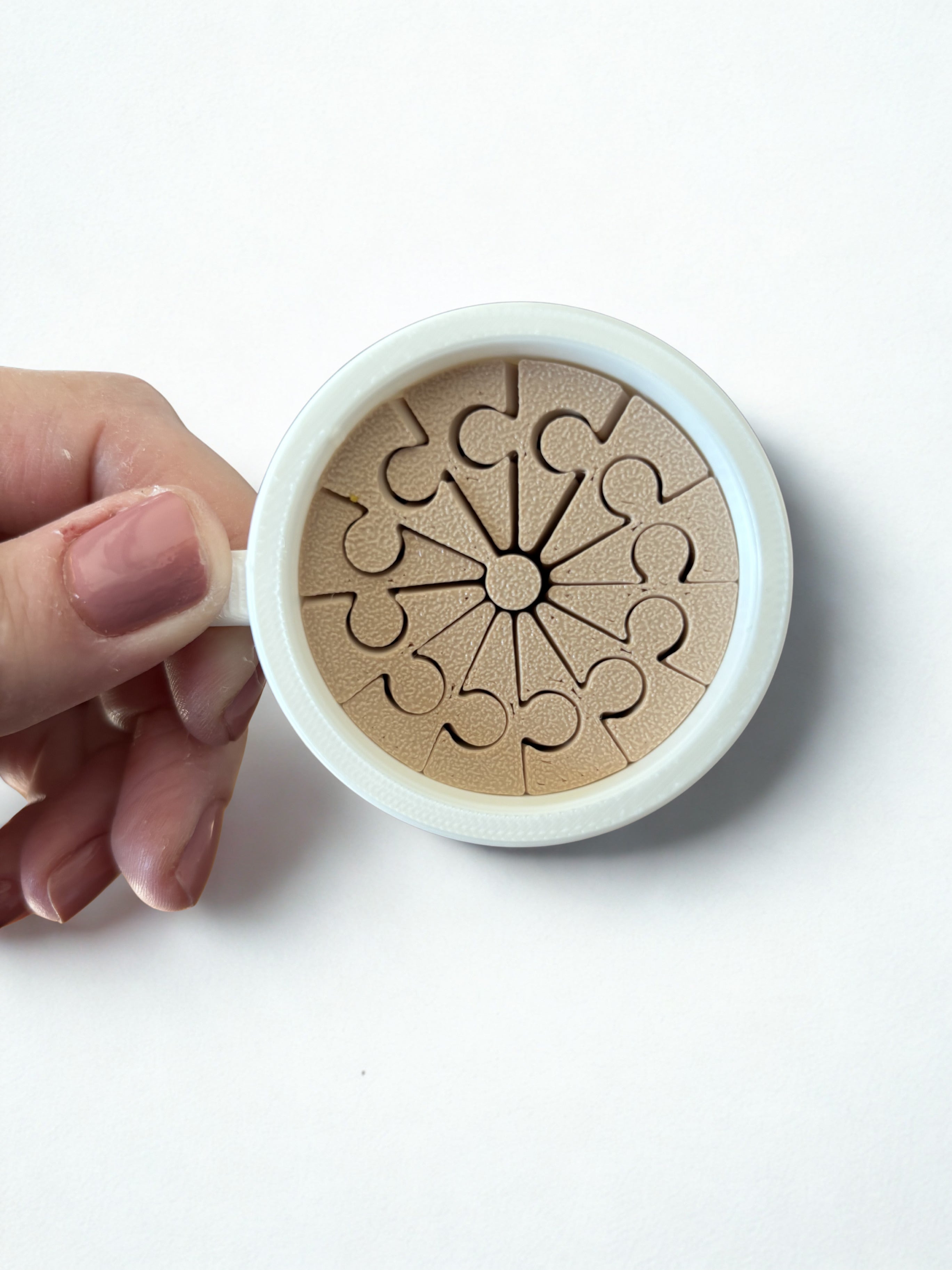 Xícara de Café com Leite Infinito