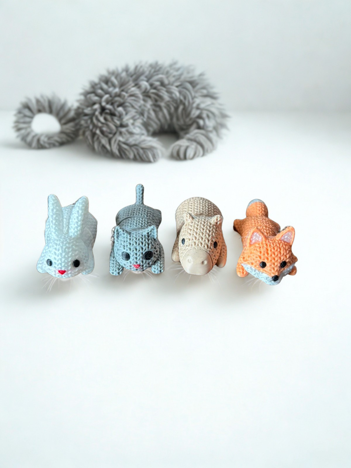 Kit Pets Articulados Crochê – Coleção Sensoriais
