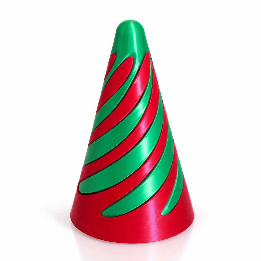 Cone Infinito - Verde & Vermelho
