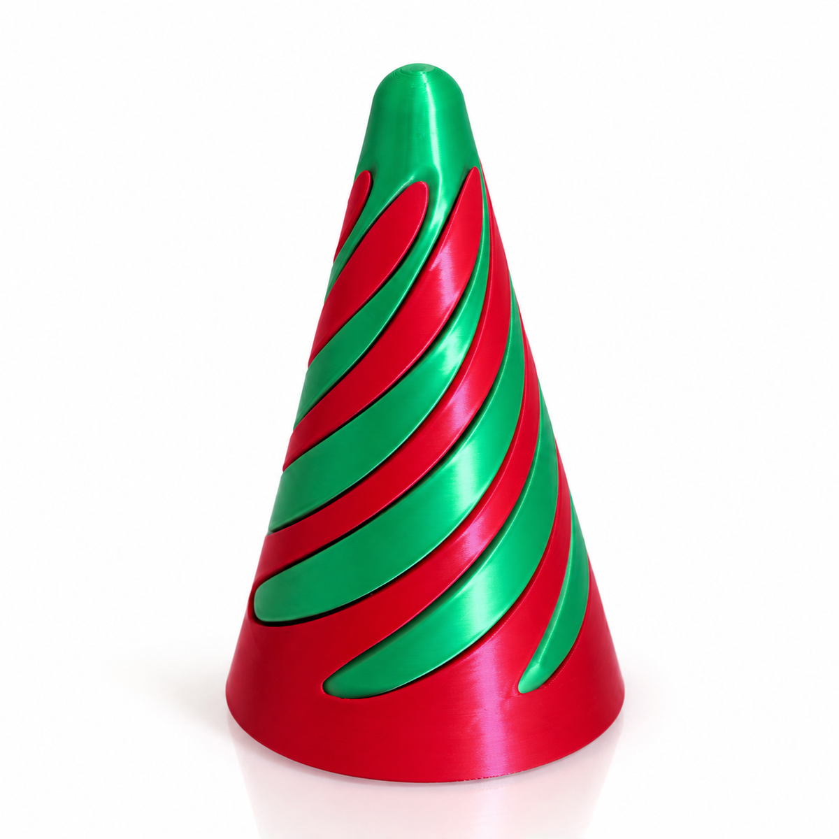 Cone Infinito - Verde & Vermelho
