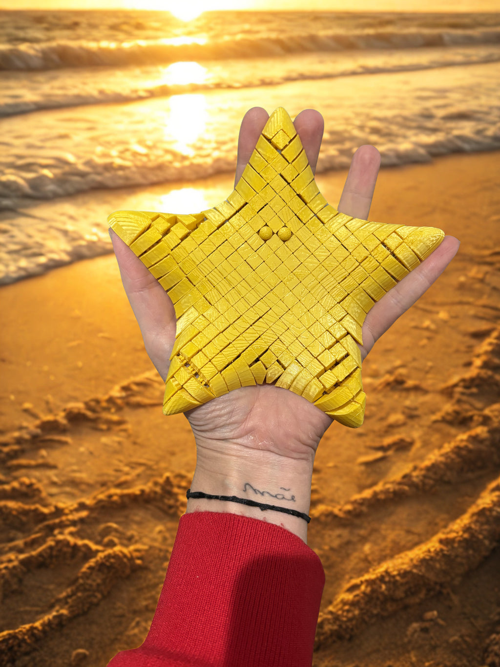 Estrela de Foco Infinito - Amarela