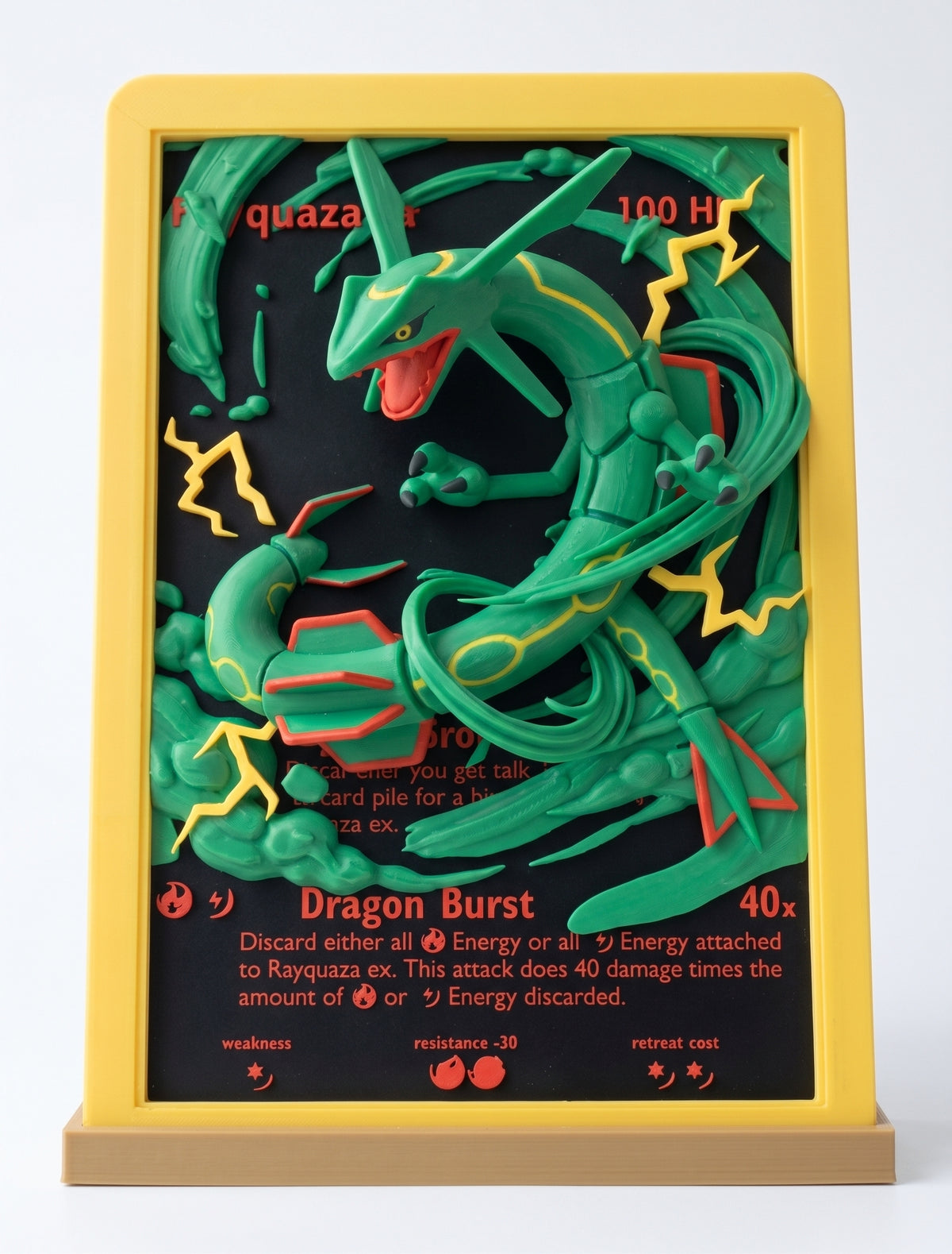Rayquaza - Carta Pokémon 3D