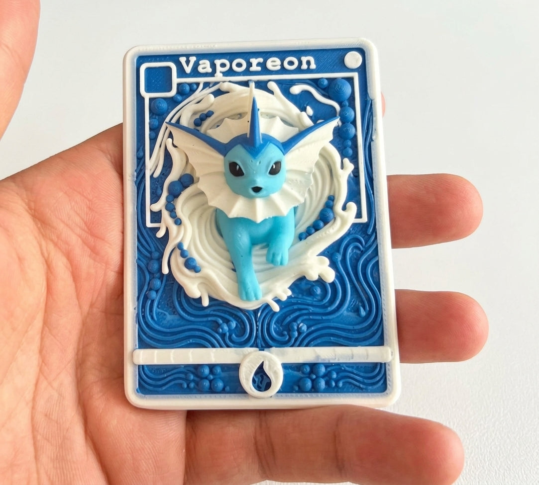 Vaporeon - Carta Pokémon 3D - Lemon 67