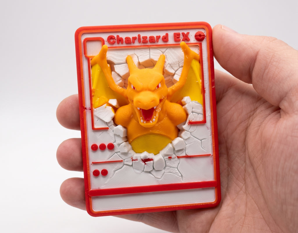 Charizard - Carta Pokémon 3D - Lemon 67