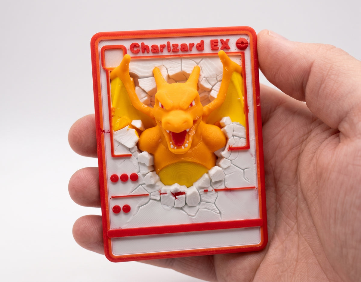 Charizard - Carta Pokémon 3D - Lemon 67