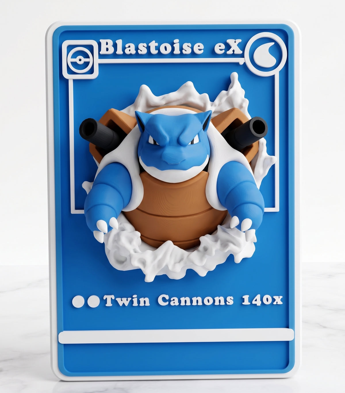 Blastoise - Carta Pokémon 3D - Lemon 67