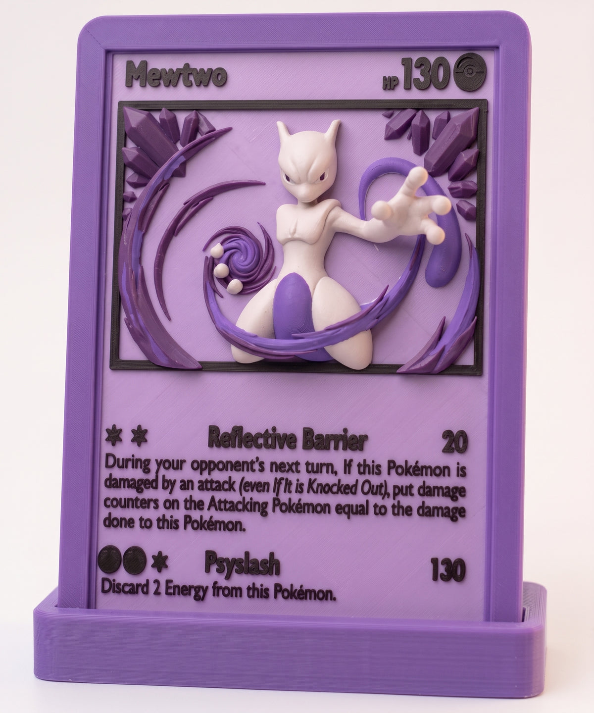 Mewtwo - Carta Pokémon 3D - Lemon 67