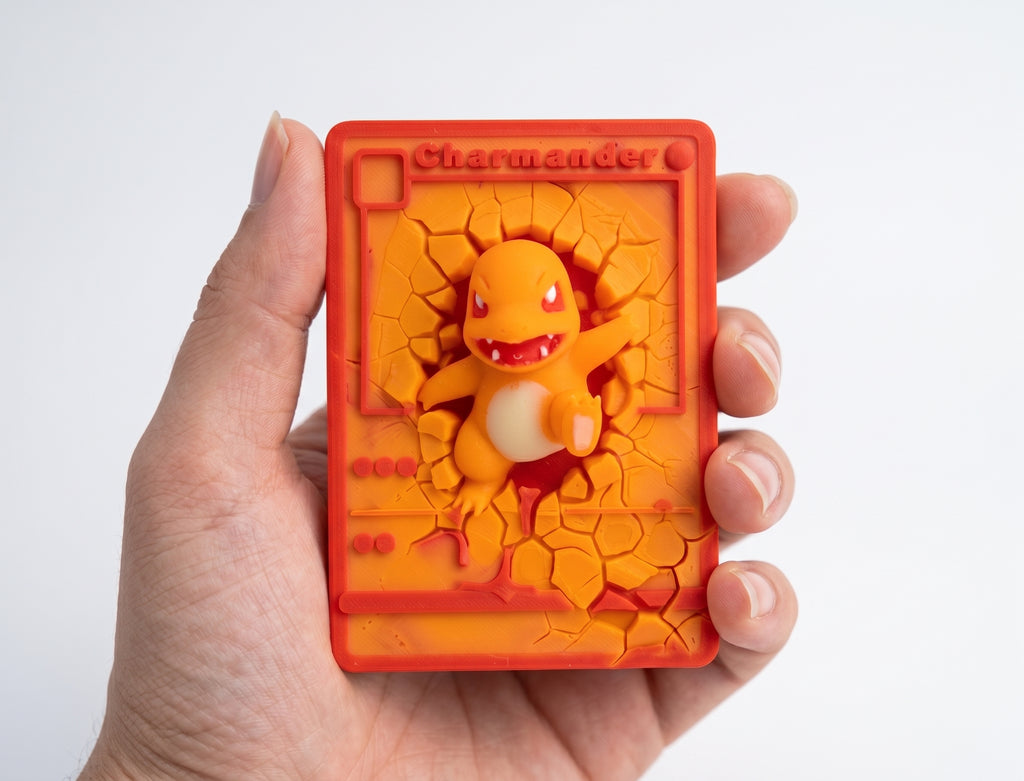 Charmander - Carta Pokémon 3D - Lemon 67