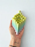 Cubo Pixel Articulado - Rainbow (tons verdes)