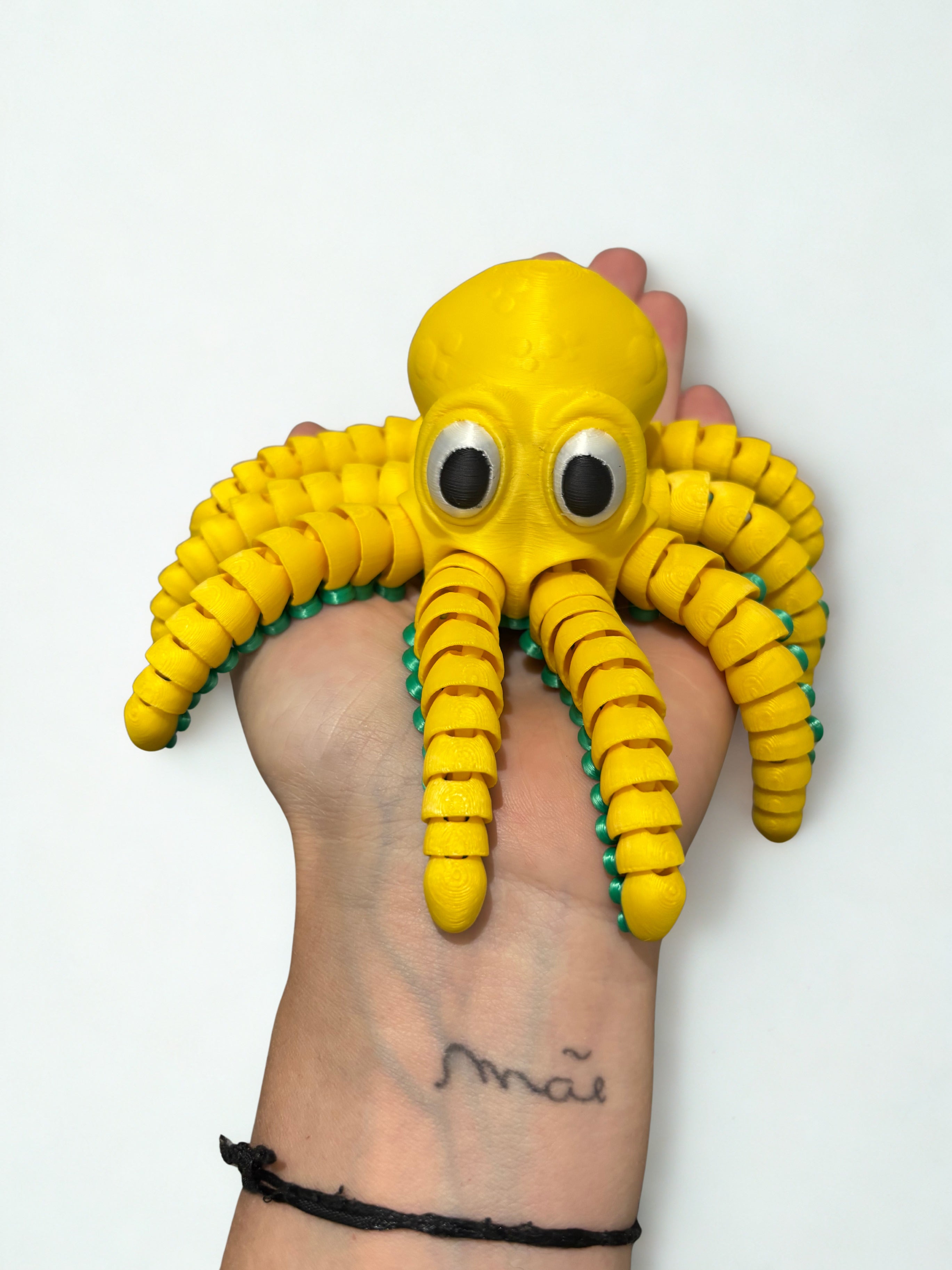 Polvo Articulado - Amarelo/Verde