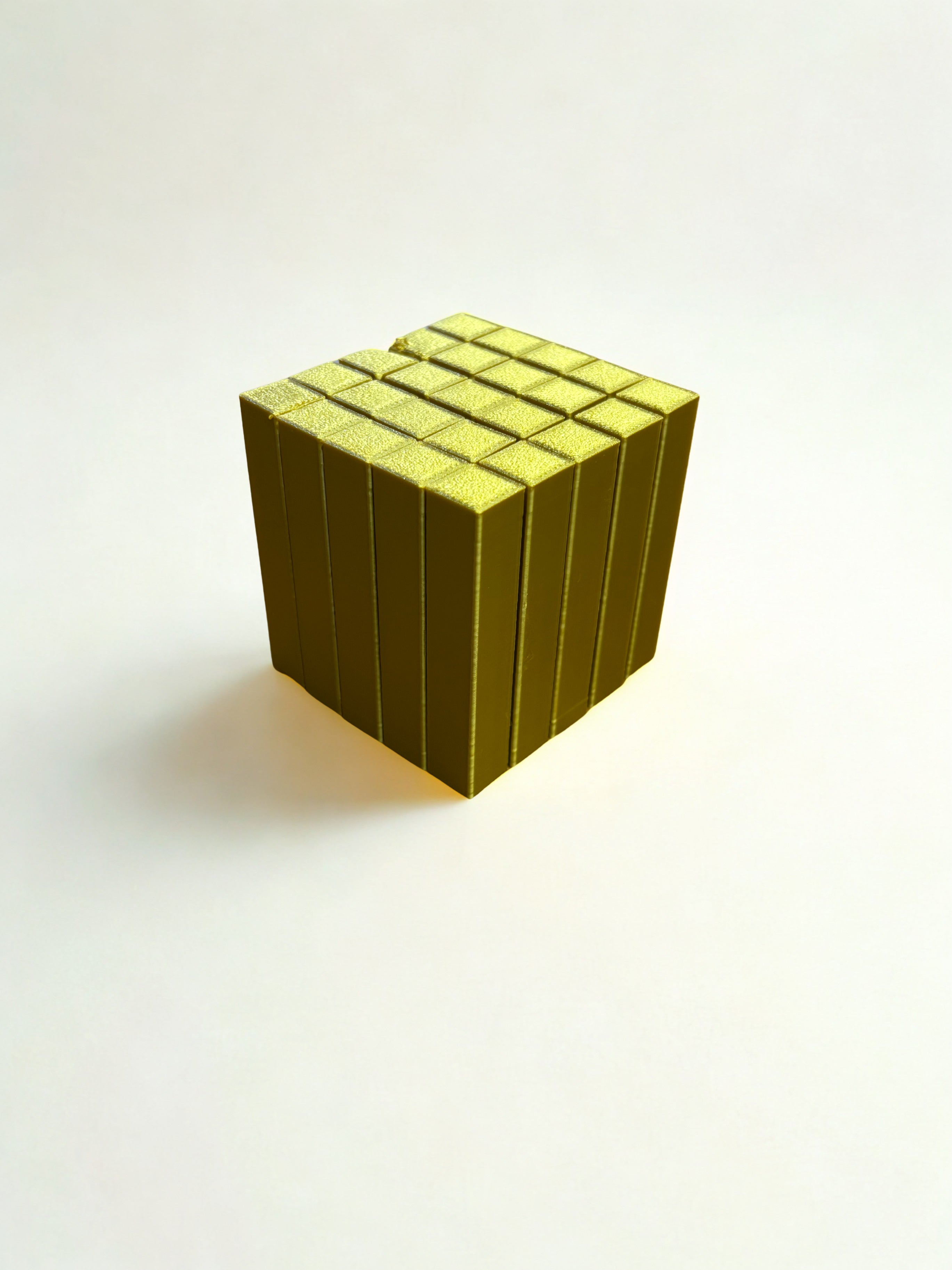 Cubo Pixel Articulado - Dourado - Lemon 67, detalhe 4