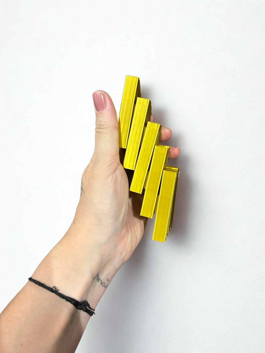 Cubo Pixel Articulado - Dourado - Lemon 67, detalhe 3
