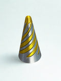 Cone Infinito - Prata & Dourado - Lemon 67