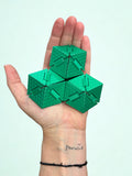 Cubo Origami - Verde