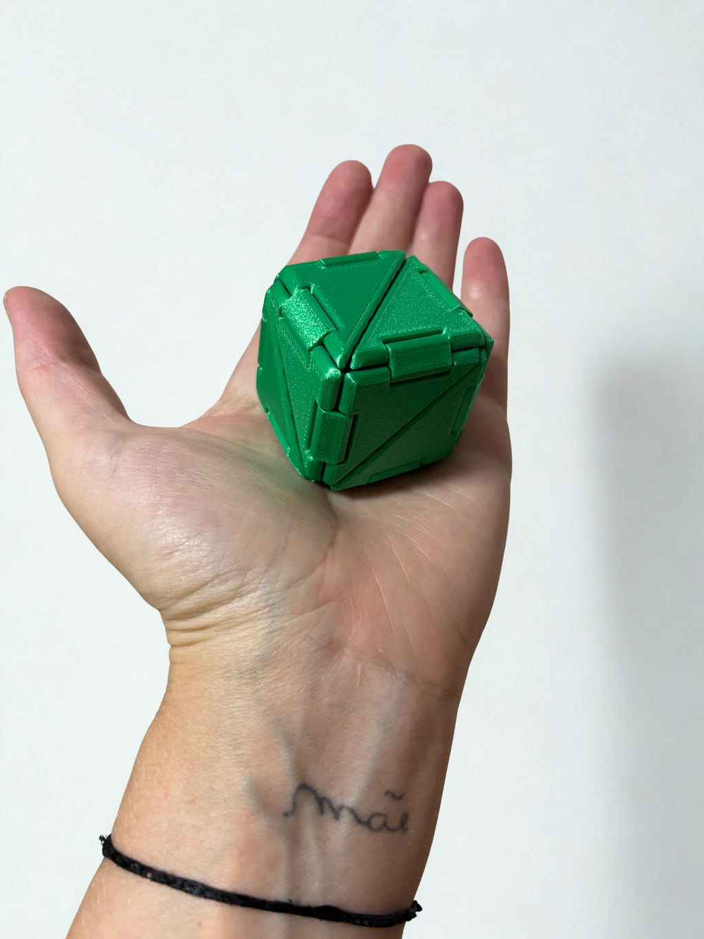 Cubo Origami - Verde