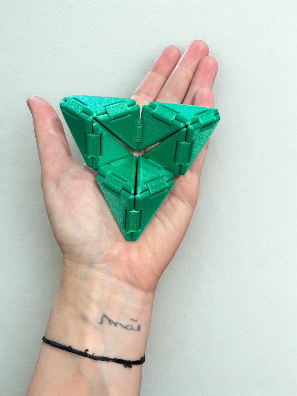 Cubo Origami - Verde