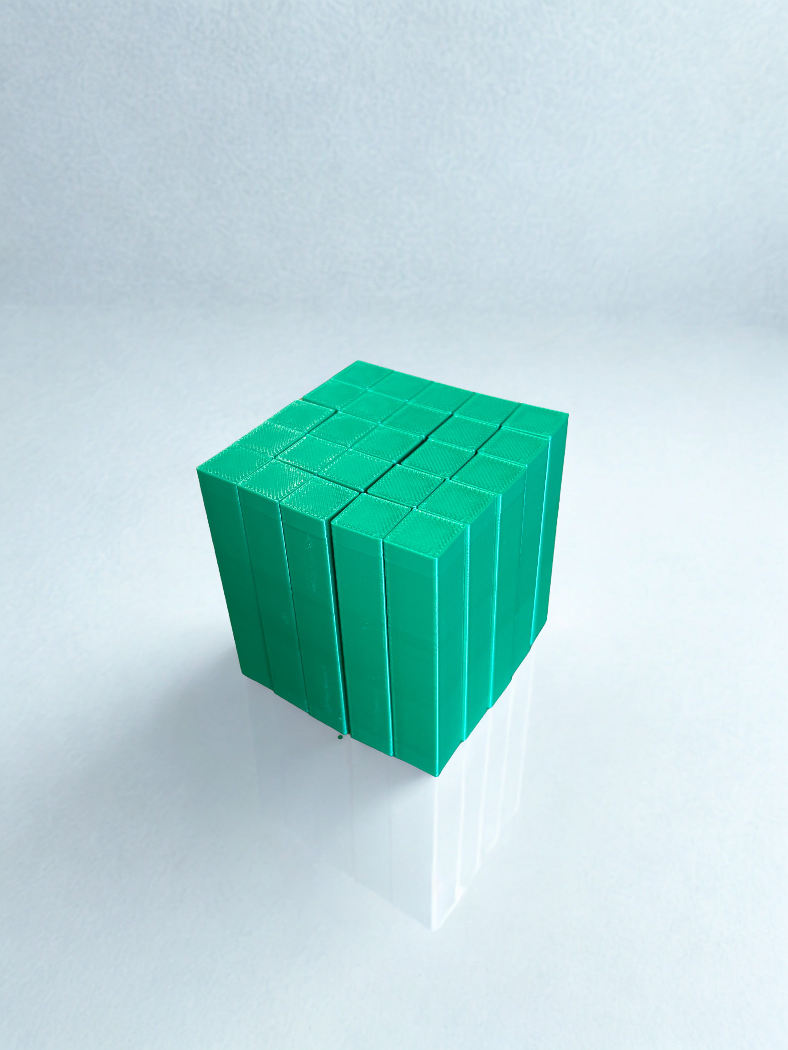 Cubo Pixel Articulado - Verde