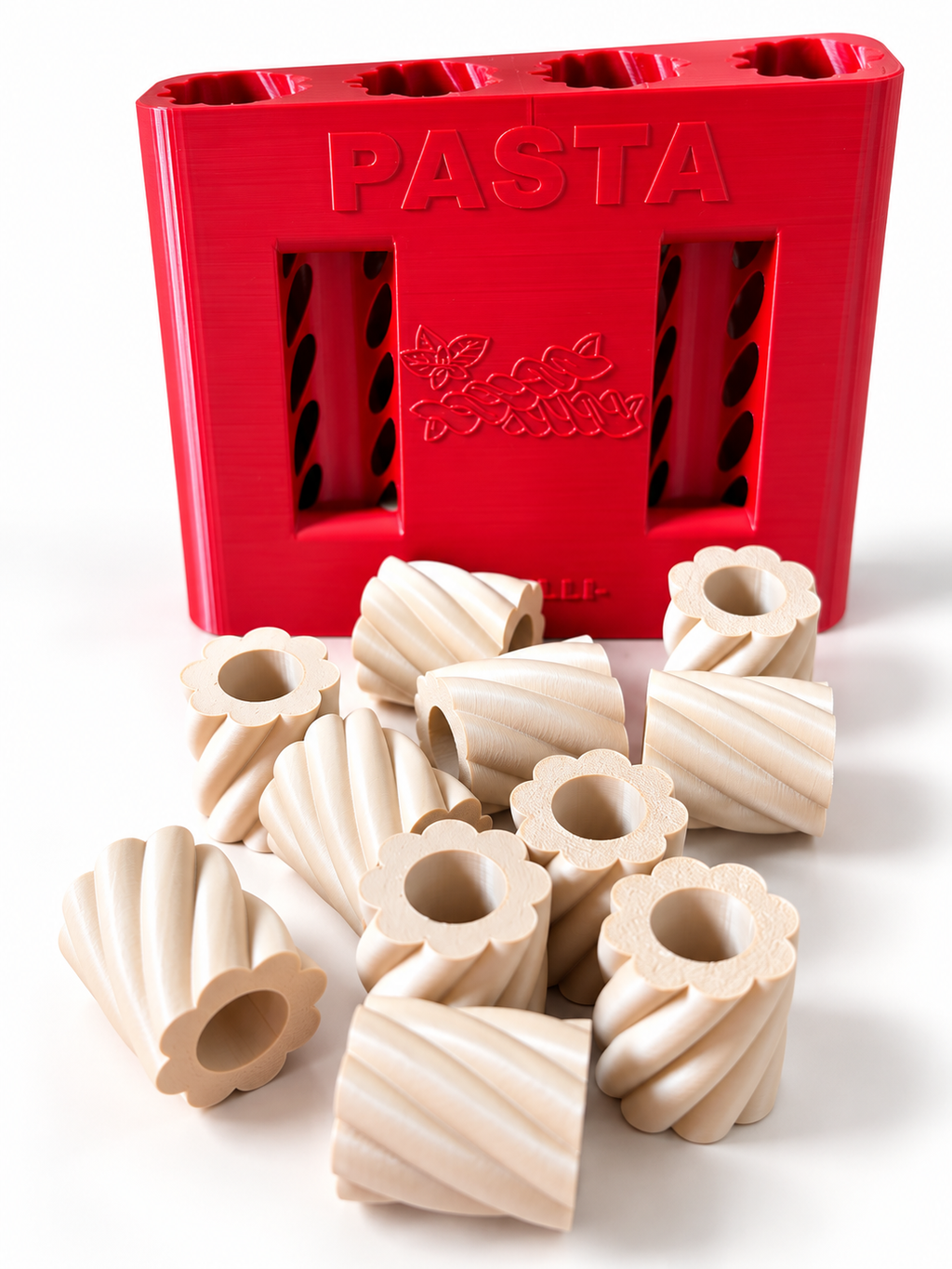 Macarrão Sensorial Fusilli - Vermelho