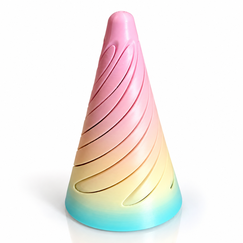 Cone Infinito - Rainbow (rosa)