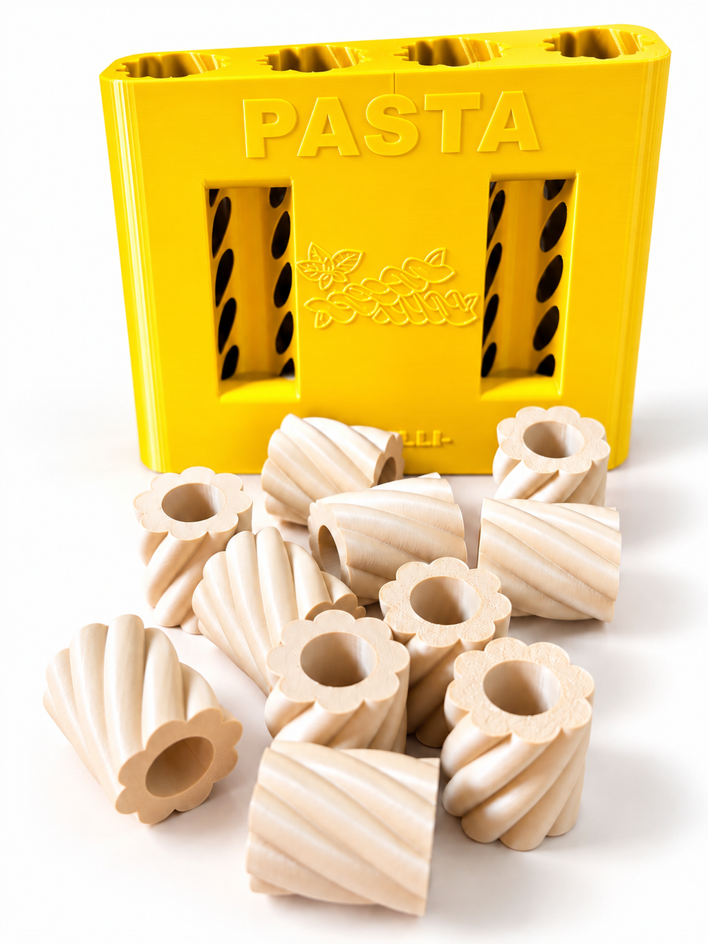 Macarrão Sensorial Fusilli - Amarelo