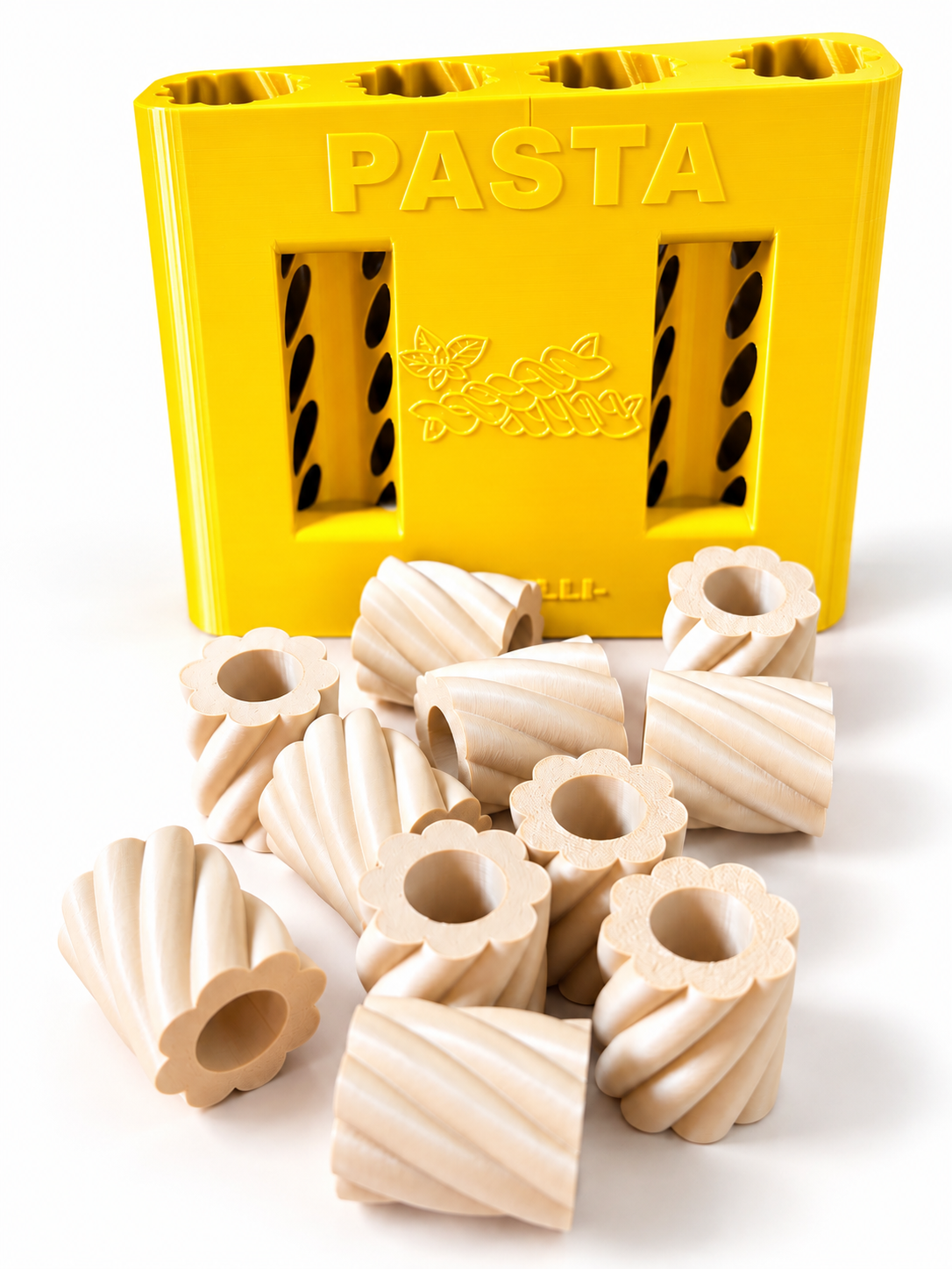 Macarrão Sensorial Fusilli - Amarelo