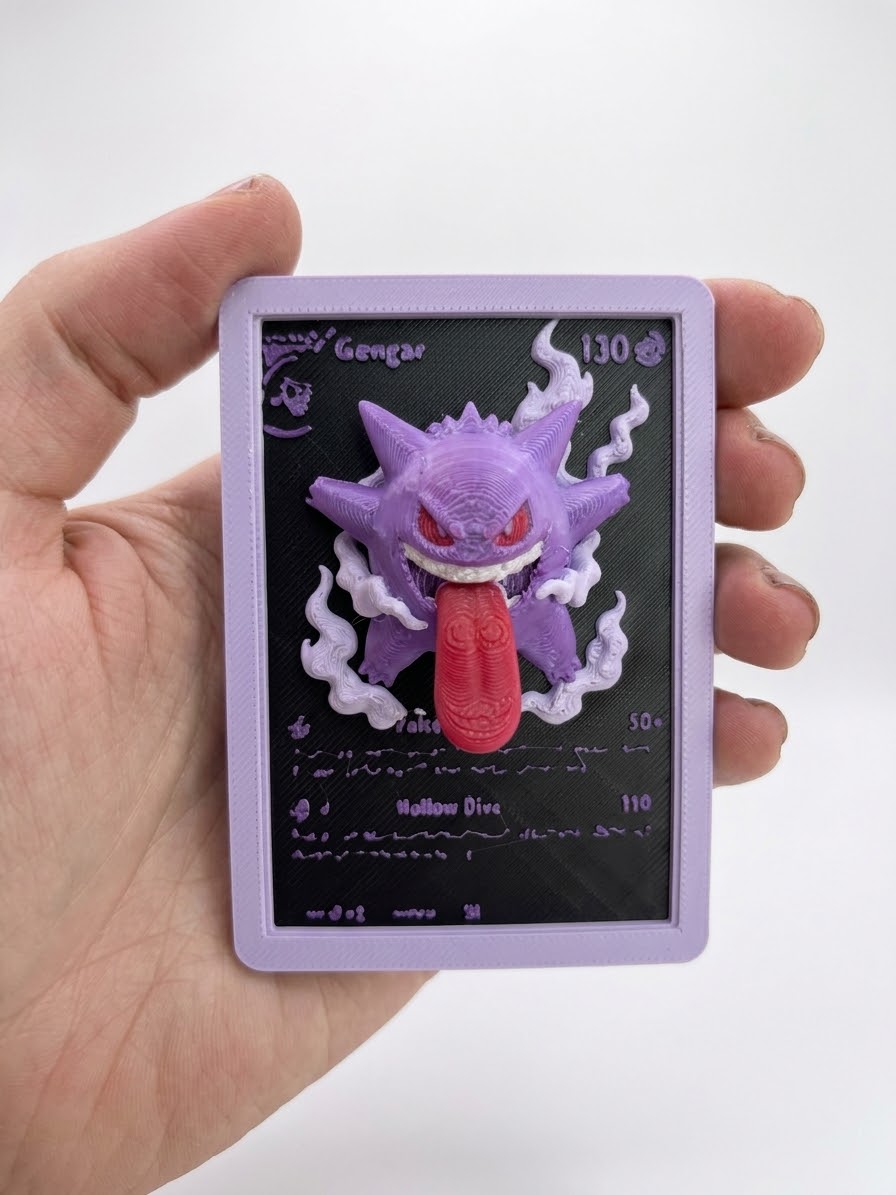 Gengar - Carta Pokémon 3D