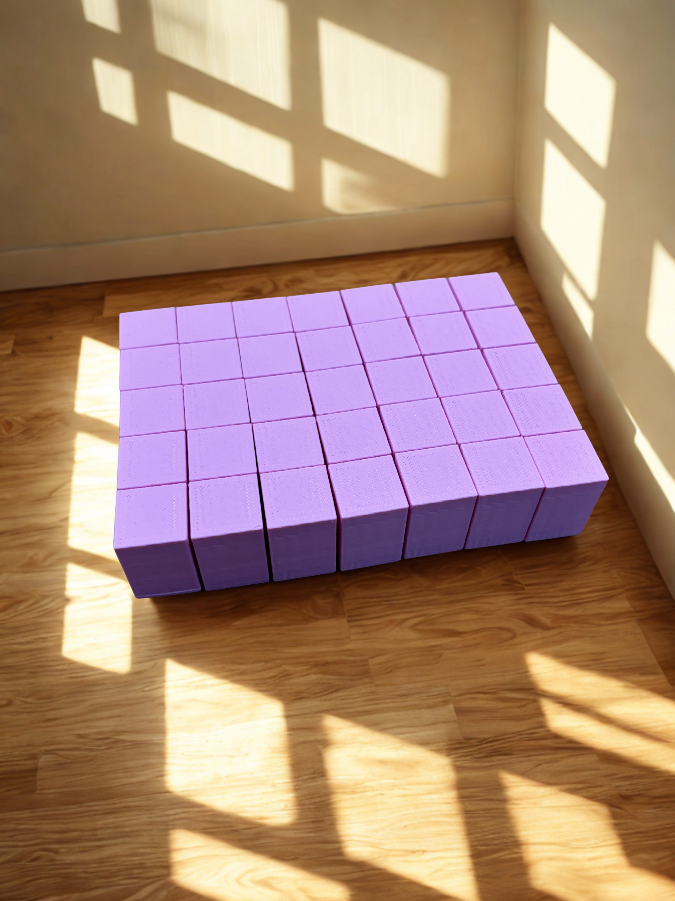 Bloco Pixel Sensorial - Rosa