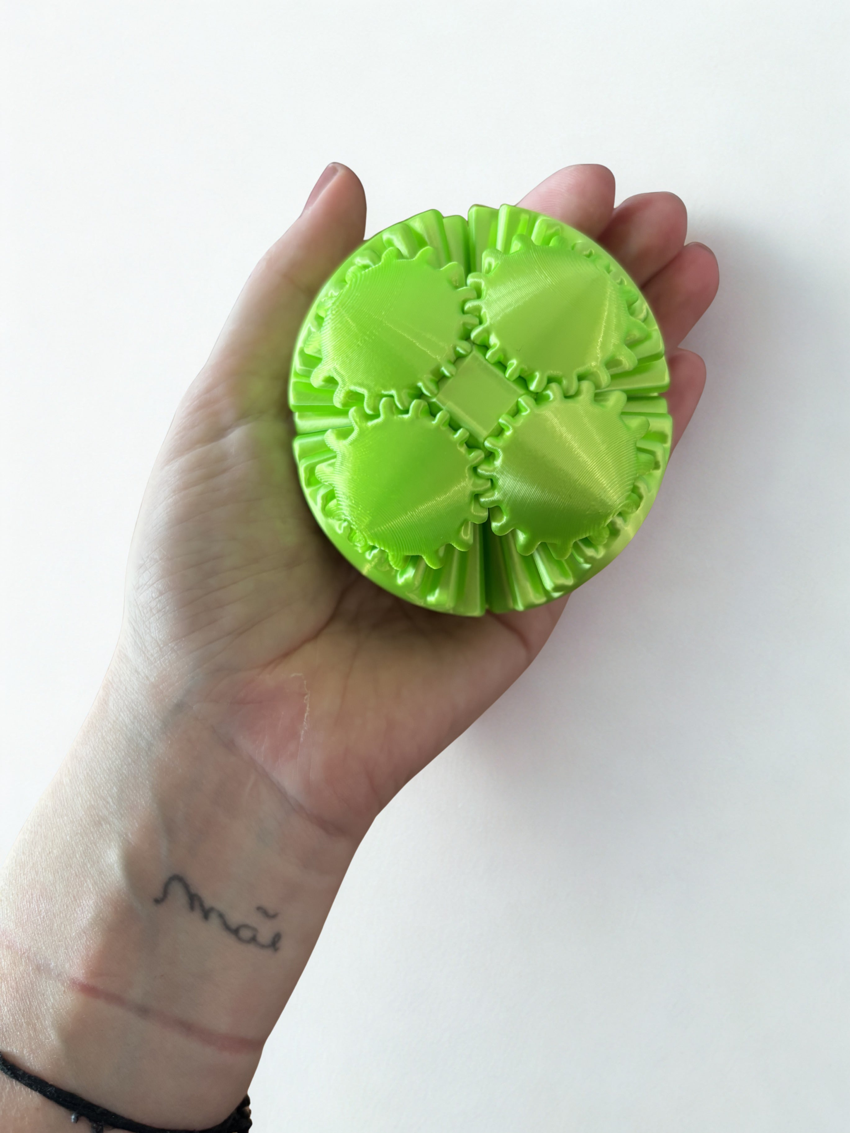 Bola de Engrenagens - Verde Neon