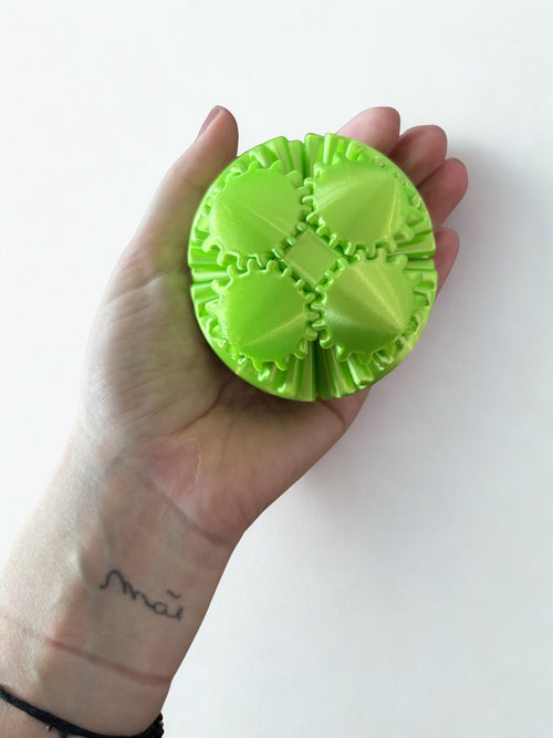 Bola de Engrenagens - Verde Neon - Lemon 67, detalhe 2