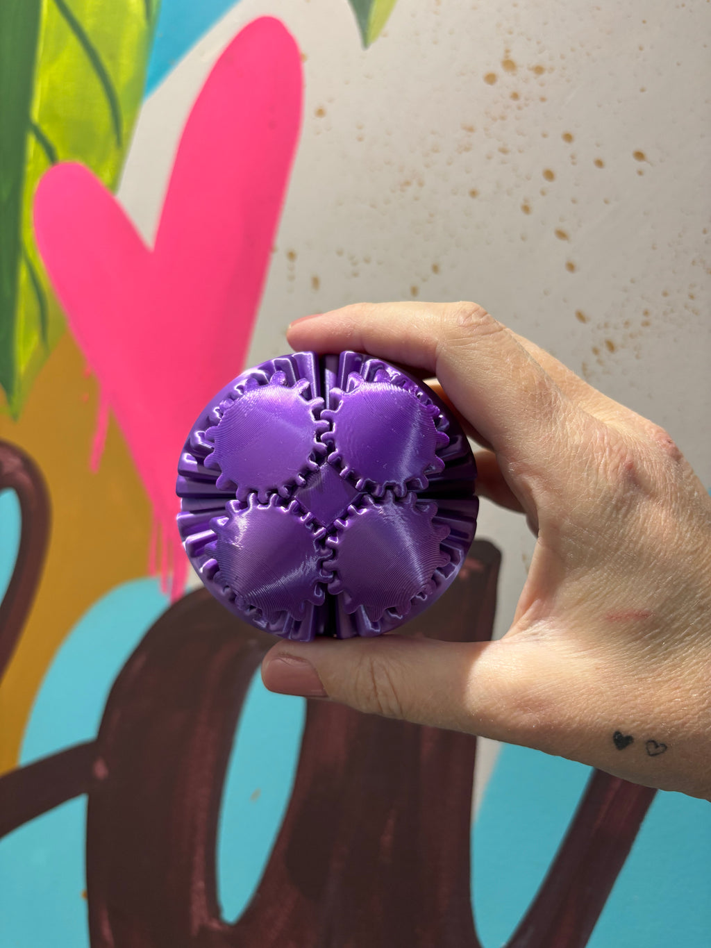 Bola de Engrenagens - Roxo
