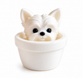 Chaveiro Cachorrinho Clicker - Branco - Lemon 67