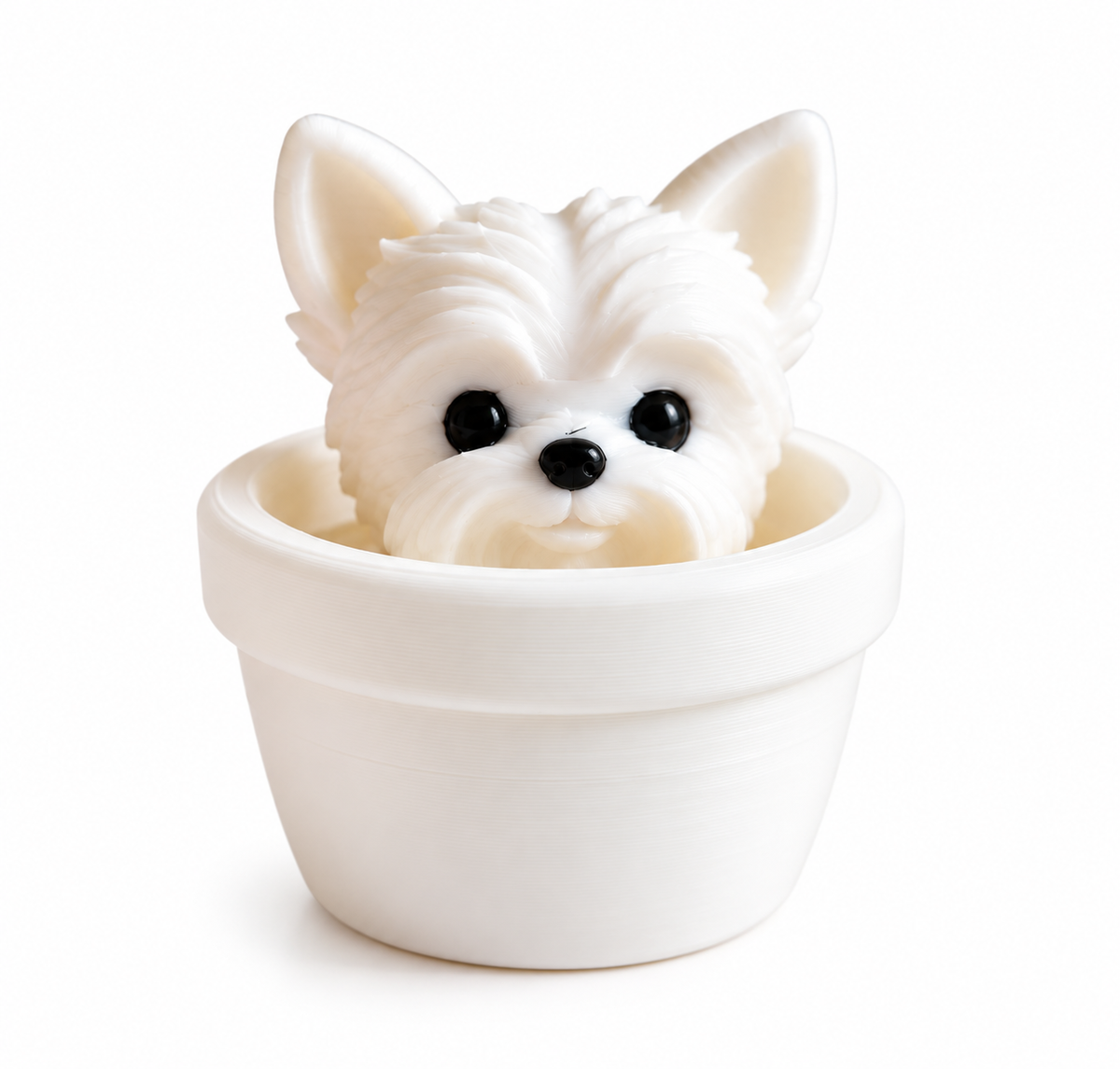 Chaveiro Cachorrinho Clicker - Branco - Lemon 67