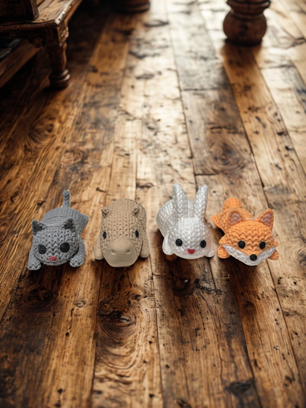 Kit Pets Articulados Crochê – Coleção Sensoriais