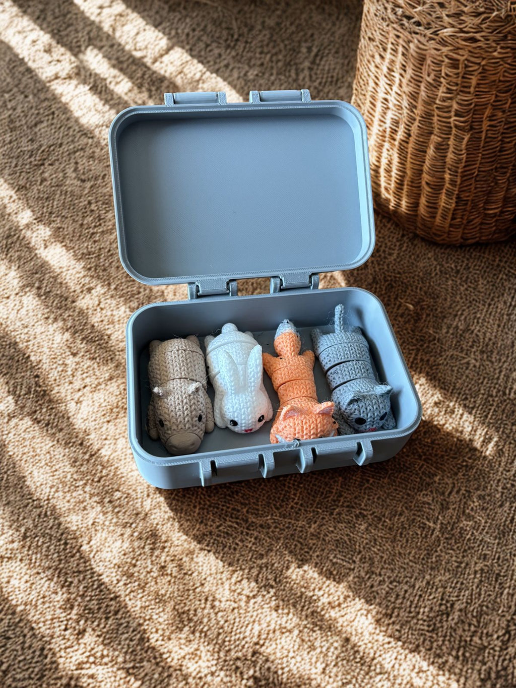 Kit Pets Articulados Crochê com Casinha – Coleção Sensoriais