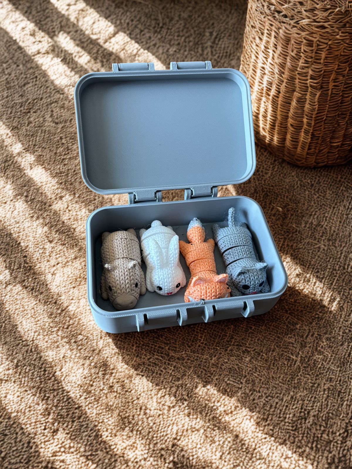 Kit Pets Articulados Crochê com Casinha – Coleção Sensoriais