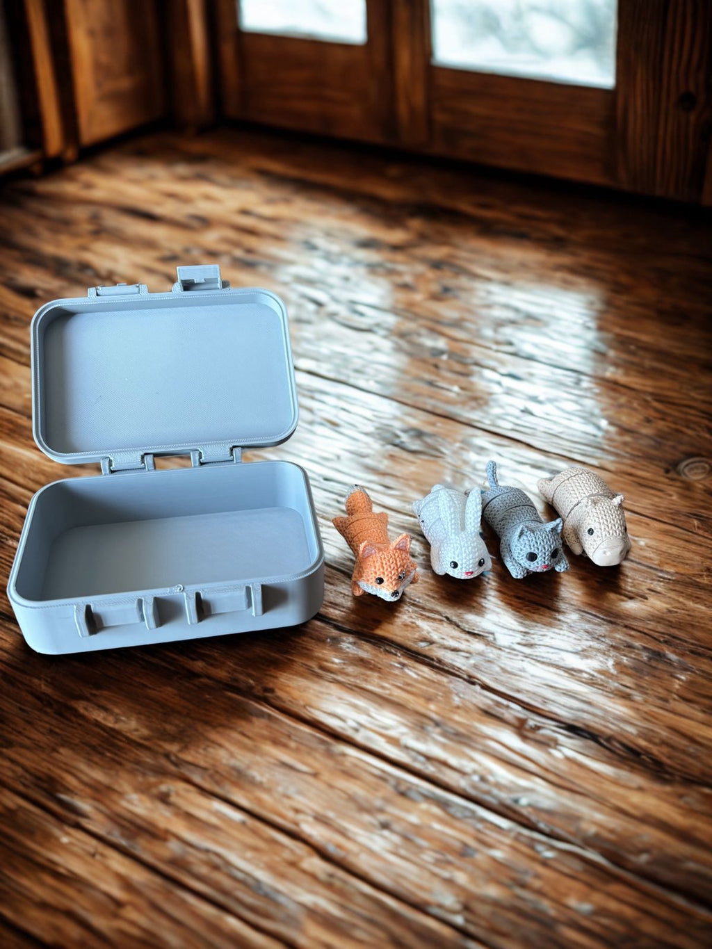 Kit Pets Articulados Crochê com Casinha – Coleção Sensoriais