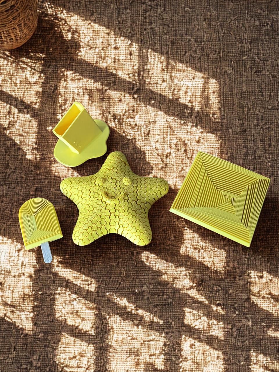 Kit Yellow Drop – Trio Sensorial Monocromático Amarelo