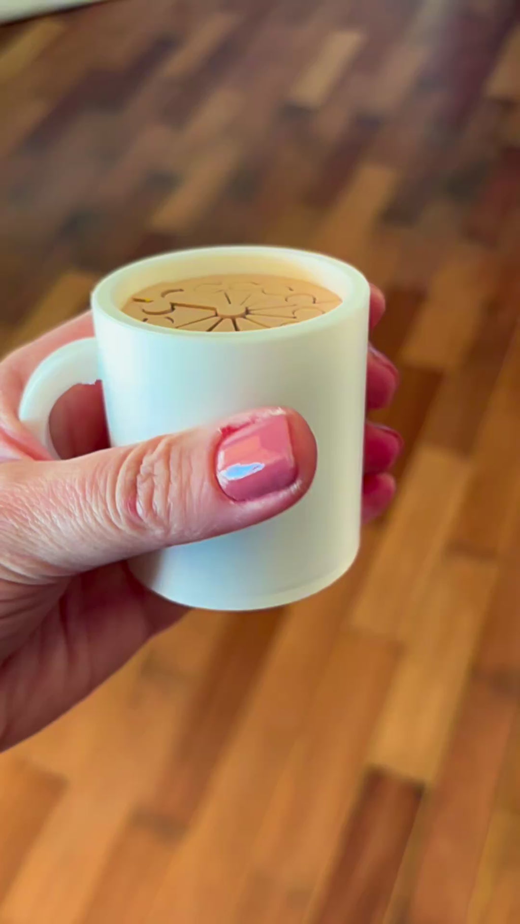 Xícara de Café com Leite Infinito