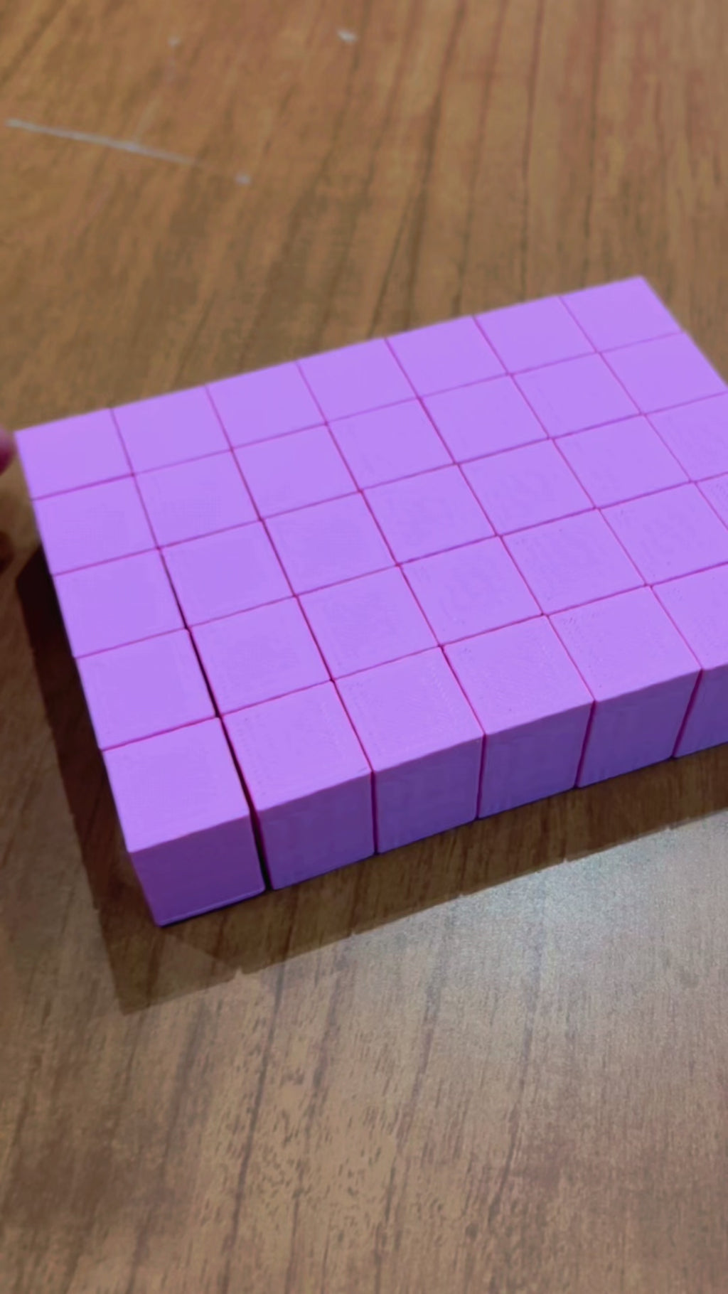 Bloco Pixel Sensorial - Rosa